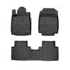 OMAC Gummi Fußmatten für Honda CR-V 2012-2018 Premium TPE Automatten Schwarz 3x