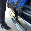 Loading sill protection bumper protection for Mercedes Vito W447 2014-2024 dark chrome