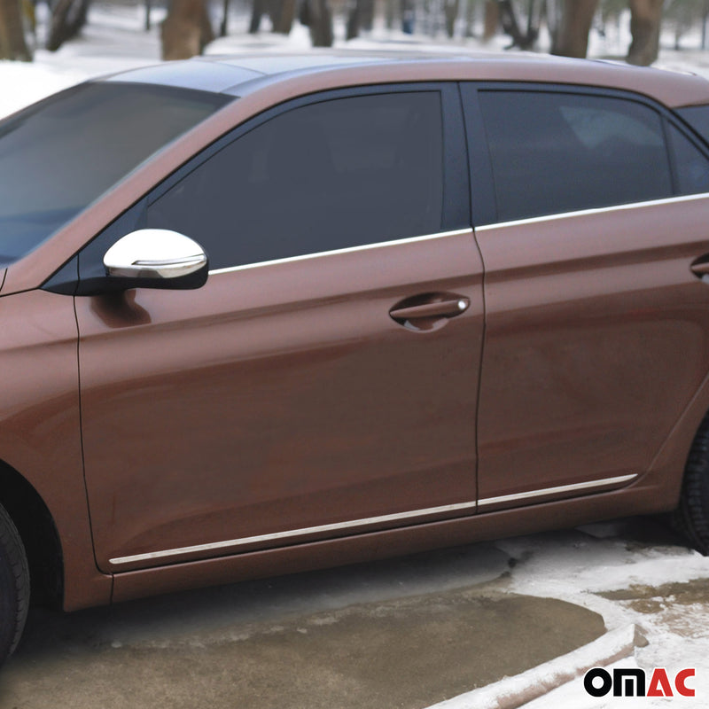 Seitentürleiste Türleisten Türschutzleiste für Ford Mondeo 2014-2025 Chrom 4x