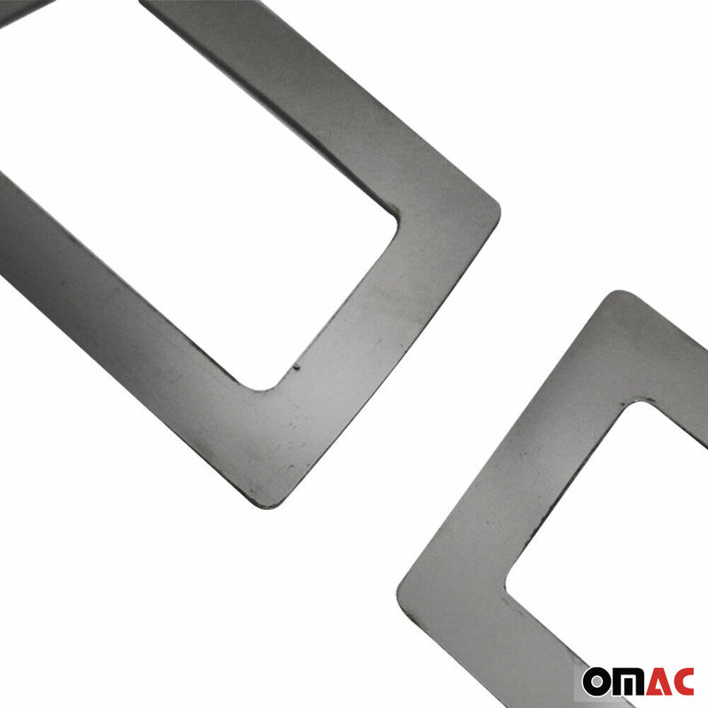 Blinkerrahmen Signalblende Seitenblinker für Opel Corsa 2014-2019 Chrom Dunkel