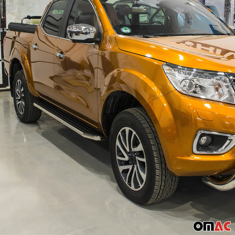 Trittbretter Seitenschweller für Nissan Navara 2015-2024 TÜV Alu ABE