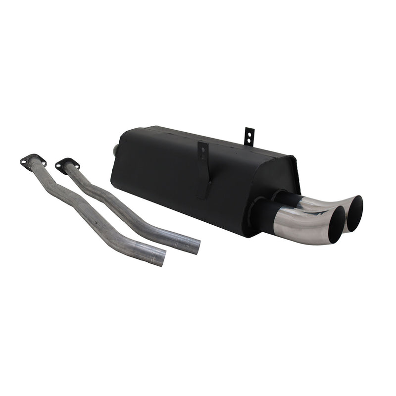 Novus Sportauspuff für BMW 3er E36 325i 2x76mm DTM Endschalldämpfer mit ABE