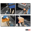Ladekantenschutz Stoßstangenschutz für Chevrolet Trax 2013-2020 Edelstahl Silber