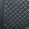 Seat covers protective covers for Mercedes Sprinter W906 artificial leather black 1 piece