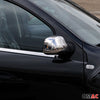 Spiegelkappen Spiegelabdeckung für Dacia Sandero 2008-2020 Edelstahl Silber 2tlg