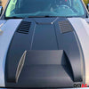 Hood scoops bonnet ventilation protection for Ford Ranger 2015-2024 ABS black