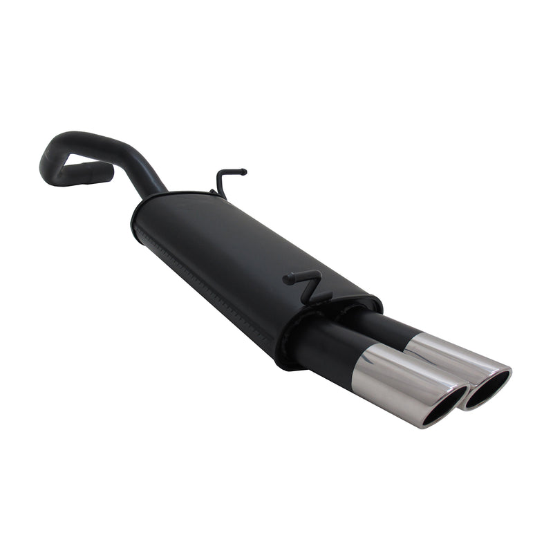 Novus Sportauspuff für Seat Ibiza 6L 2x76mm SR-Design Endschalldämpfer