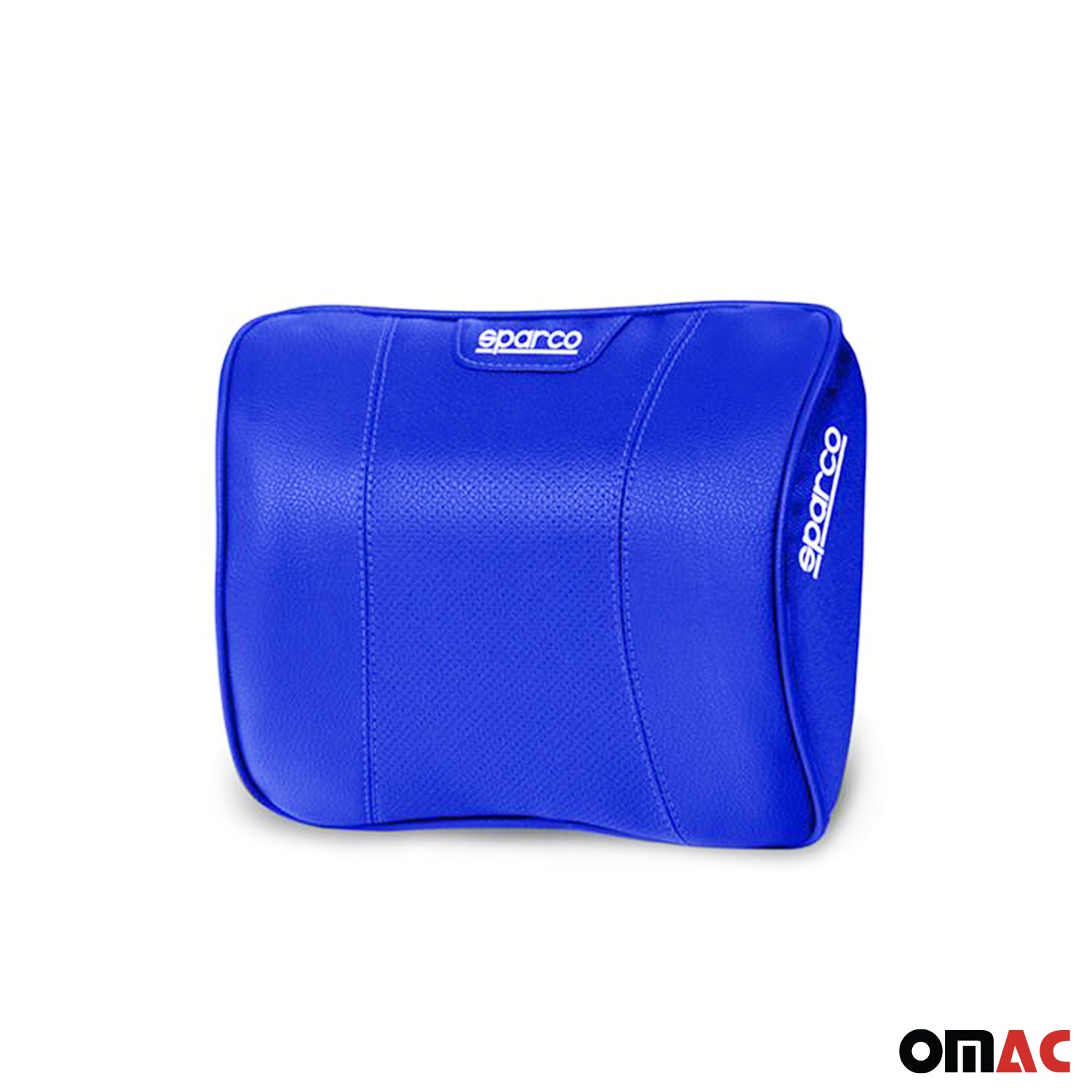 SPARCO Auto Nackenkissen Reisekissen Blau Ergonomische Memory-Schaum Kopfkissen
