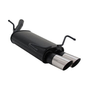 Novus Sportauspuff für Opel Corsa C 2x76mm MS-Design Endschalldämpfer mit ABE