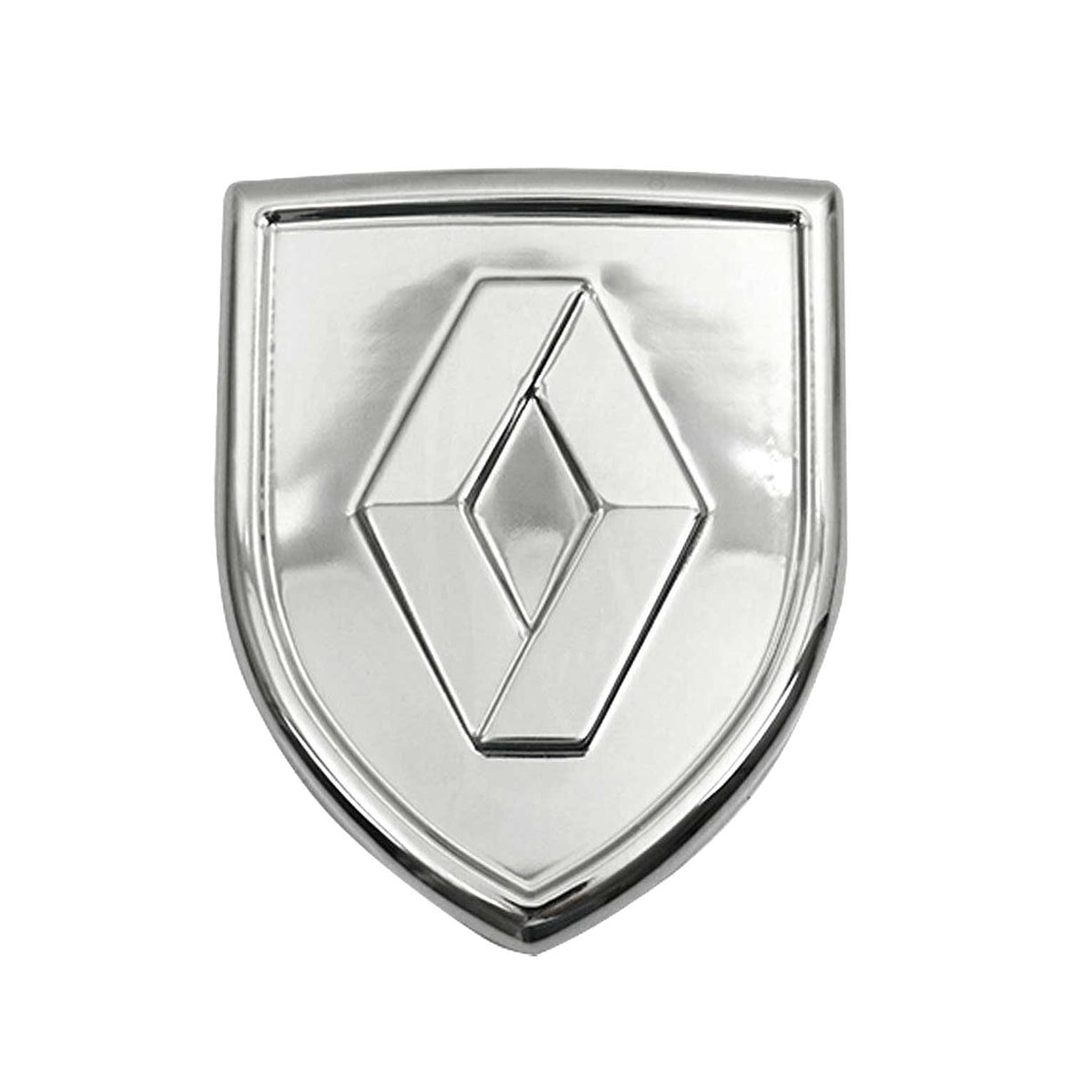 Vorne Emblemstelle Emblem Rahmen für Dacia Logan 2004-2012 Edelstahl Silber 1tlg