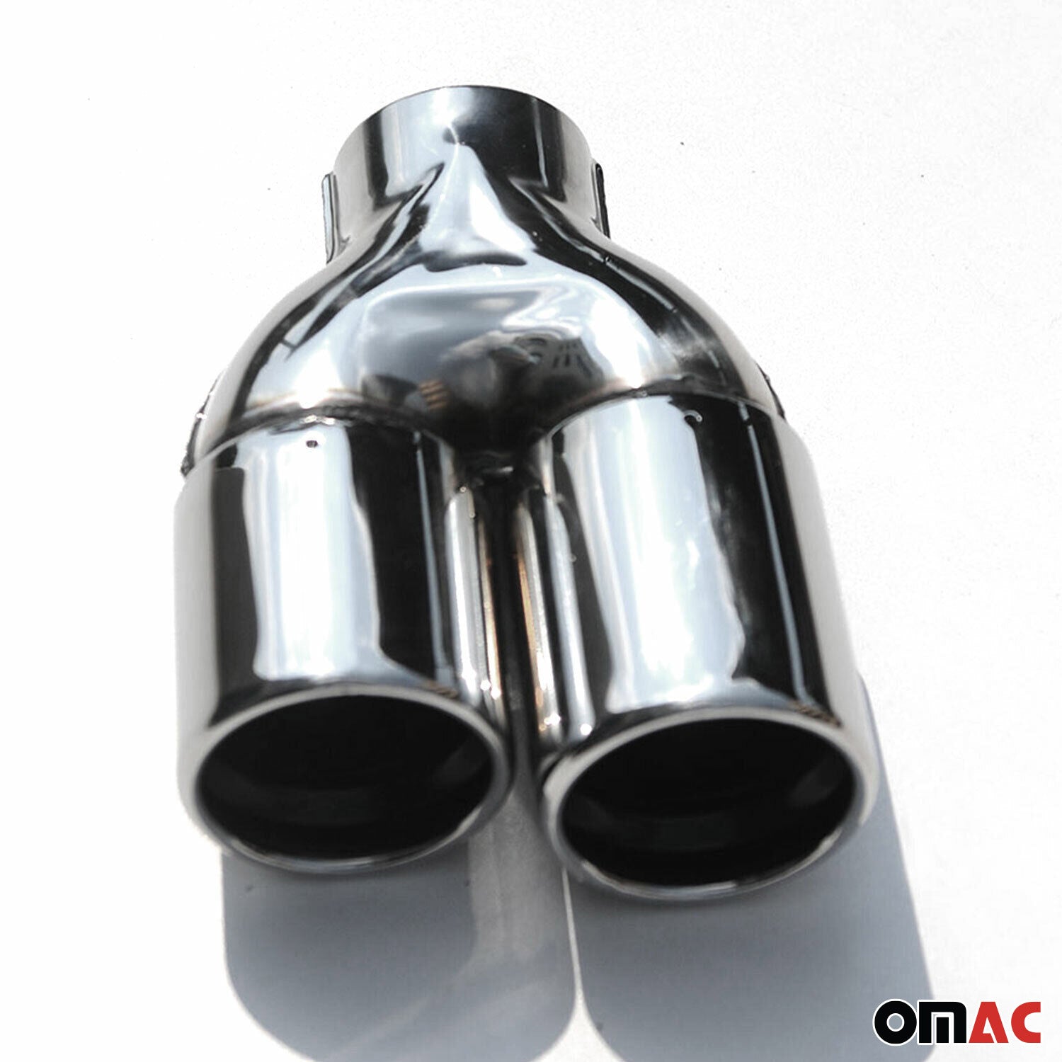 Auspuffblende Endrohr für Mercedes S Klasse W221 2005-2013 Stahl Chrom 60mm 2x