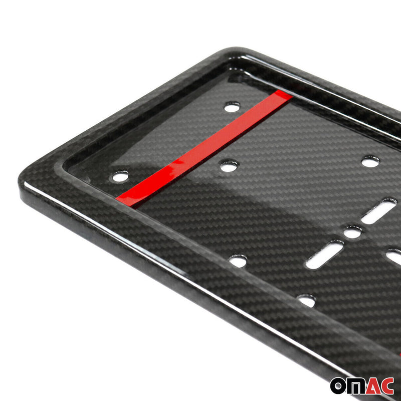 License plate holder license plate holder for BMW 5 Series carbon fiber black 2 pieces