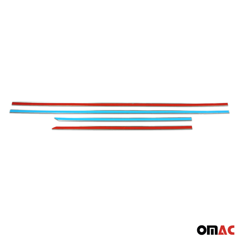 Seitentürleiste Türleisten Türschutzleiste für Volvo XC90 2015-2021 Edelstahl 4x