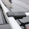 Dachreling + Dachträger SET für Renault Trafic 2001-2014 Aluminium Silber 4tlg