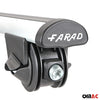 Roof rack for Ford S-Max 2015-2024 luggage rack railing rack 100kg TÜV aluminum gray