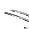 Mirror caps strip for VW Transporter T6 2015-2024 stainless steel silver 2 pieces