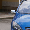Spiegelkappen Spiegelabdeckung für Peugeot 407 2004-2010 Chrom ABS Silber 2tlg