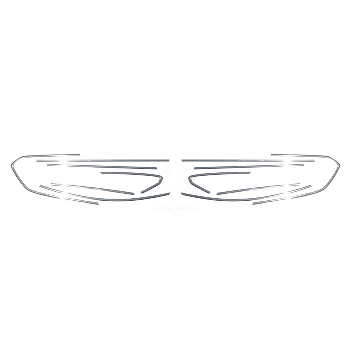 Fensterleisten Zierleisten für Opel Astra J Kombi 2010-2015 Edelstahl Chrom 12x