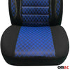 Sitzbezüge Schonbezüge für Hyundai H1 Starex 2007-2024 Schwarz Blau 2 Sitz Vorne