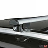 Roof rack for Audi A4 Avant 2016-2024 luggage rack 100kg TÜV aluminum gray