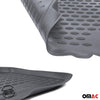 Fußmatten Gummimatten für BMW X6 E71 2008-2014 3D Passform Hoher Rand Grau TPE