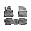 Fußmatten für Citroen DS5 2011-2021 3D Passform Hoher Rand Gummimatten Schwarz
