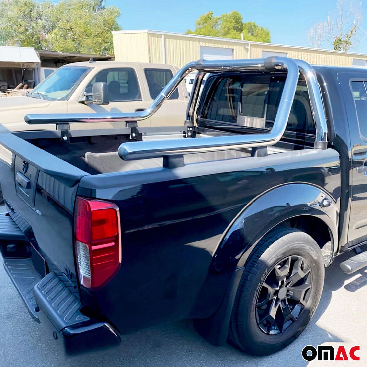 Überrollbügel Rollbar für Mitsubishi L200 2015-2026 Gefärbten Stahl Ø60 Silber