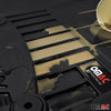 OMAC Gummi Fußmatten für DAF XF 2013-2024 Premium TPE 3D Automatten Schwarz 2x