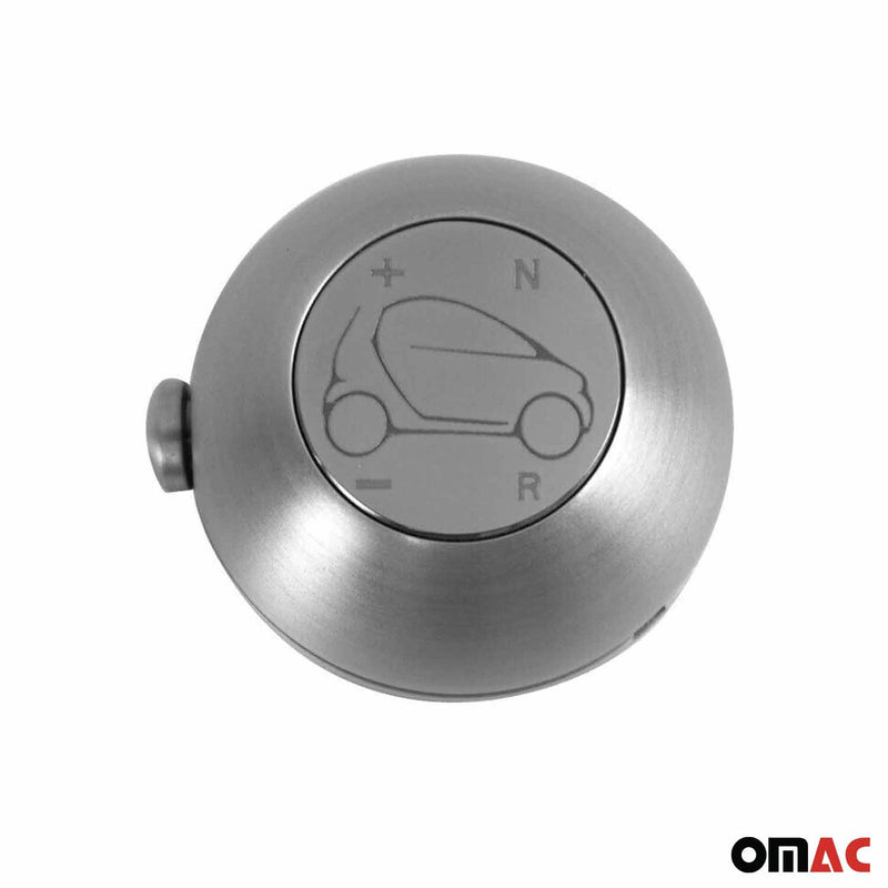 Schaltknauf Schaltknopf für Smart ForTwo 450 1998-2007 Alu Automatik Silber