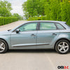 Türschutzleiste Seitentürleiste für Dacia Sandero 2012-2021 Chrom Dunkel 4x