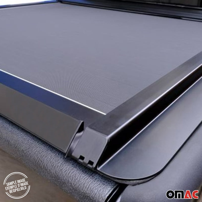 Laderaumabdeckung Schiebedeckel für VW Amarok 2010-2016 Aluminium Schwarz 1tlg