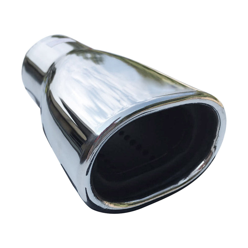 Auspuffblende Endrohr für VW Endstück Rostfrei 63mm Edelstahl Chrom 1tlg