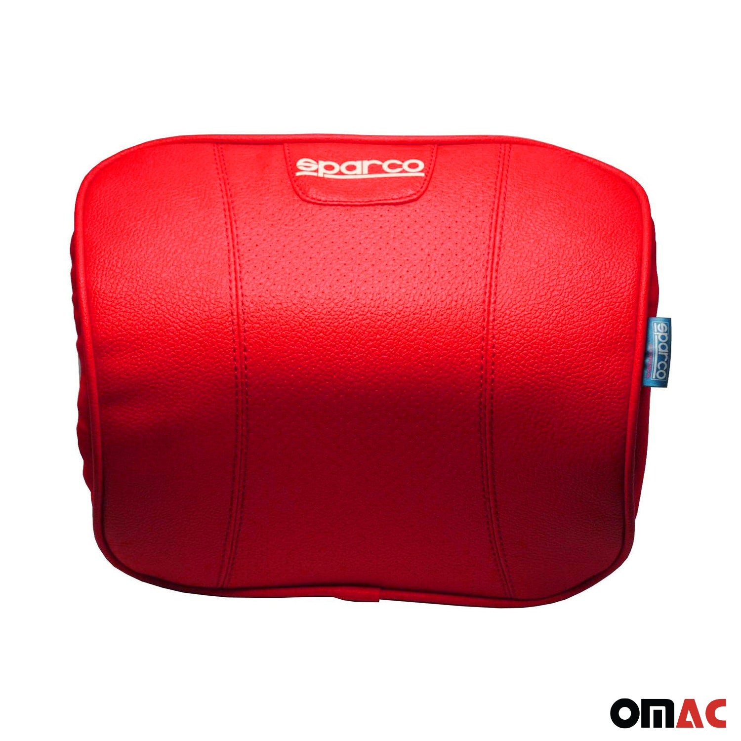 SPARCO Auto Nackenkissen Reisekissen Rot Ergonomisch Memory-Schaum Kopfkissen