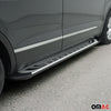 Trittbretter Seitenschweller Seitenbretter für Opel Mokka 2012-2019 Alu Schwarz