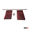 Driver's cab curtains sun protection for Dacia Jogger red 2 pieces