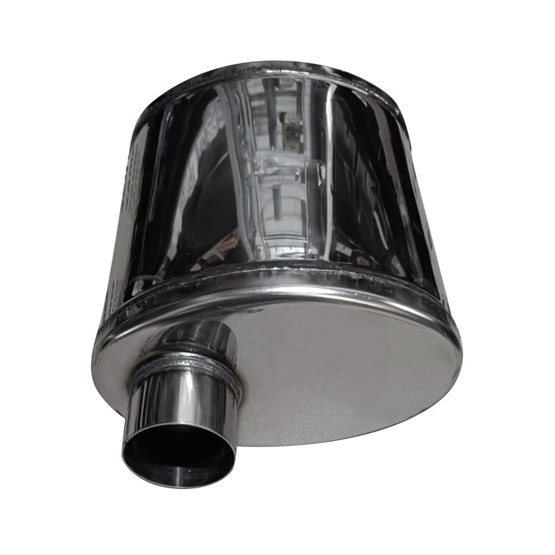 Auspuffblende Endrohr Edelstahl Universal Exhaust 135x220 mm 250 mm ø60 mm