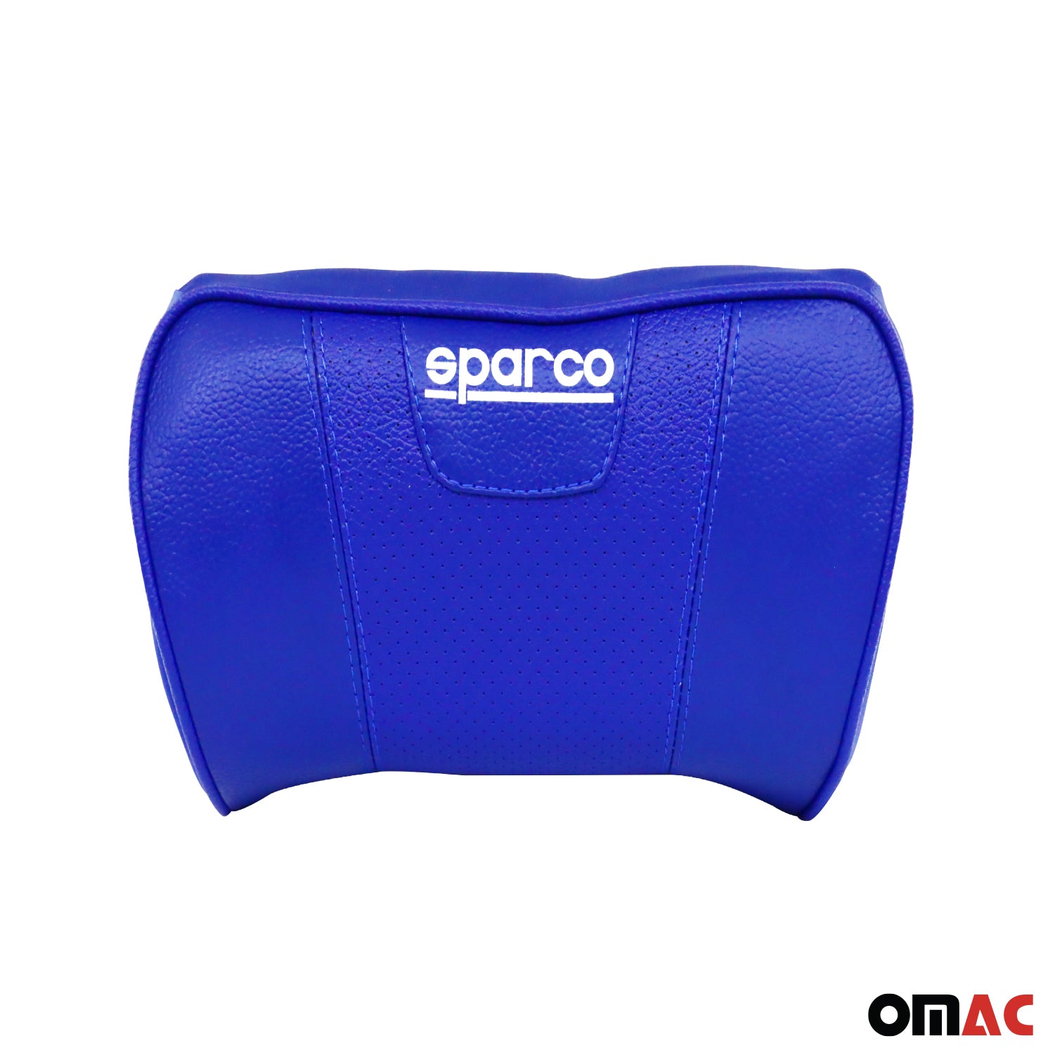 SPARCO Auto Nackenkissen Reisekissen Blau Ergonomische Memory-Schaum Kopfkissen