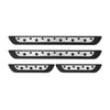 Door sill trims for Hyundai Matrix Terracan stainless steel silver 4 pieces