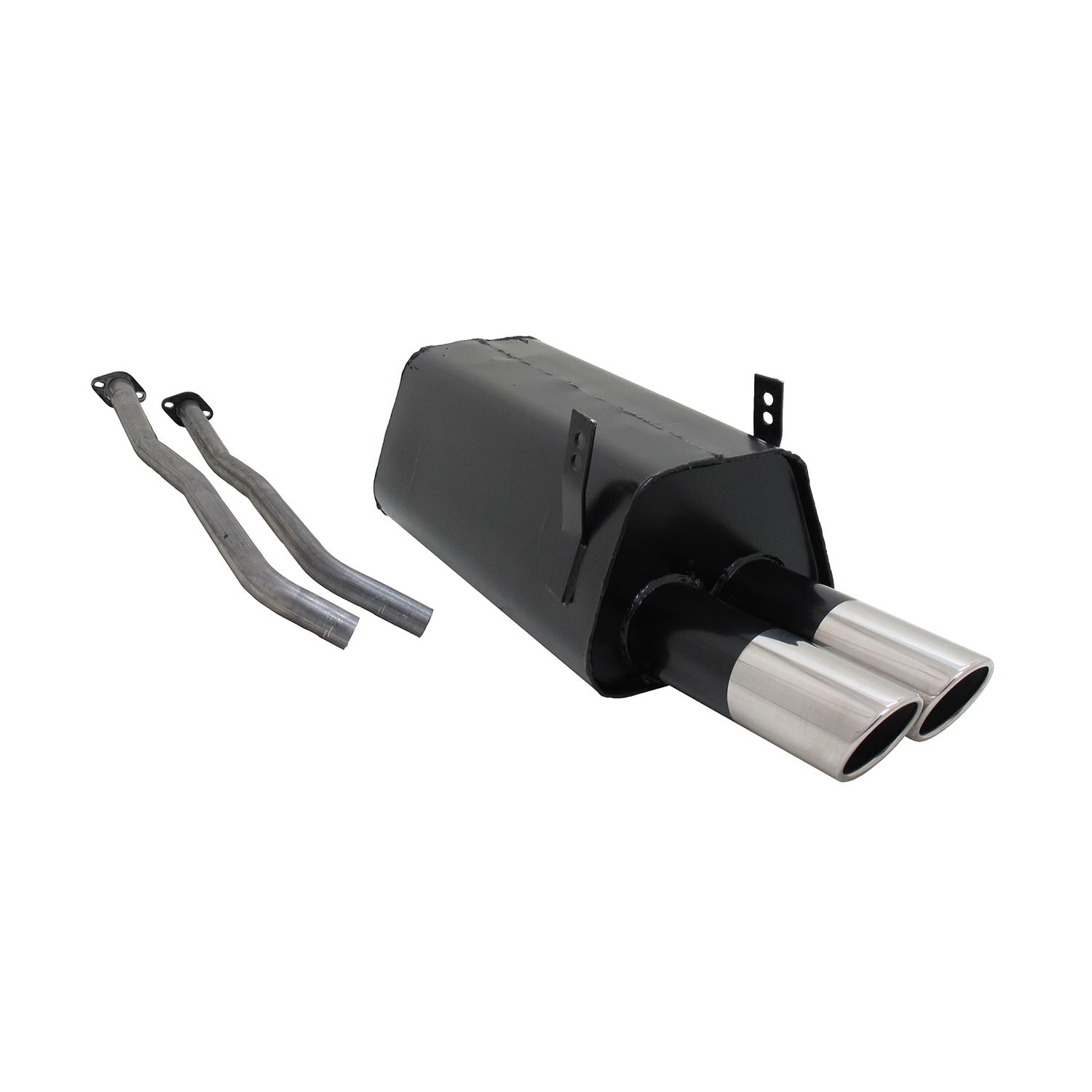 Novus Sportauspuff für BMW 3er E36 325i 2x76 SR-Design Endschalldämpfer mit ABE