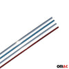 Für Dacia Dokker 2012-2021 Chrom Seitliche Seitenleiste Türleisten 4x Edelstahl