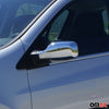 Spiegelkappen Spiegelabdeckung für Renault Clio 2005-2013 Edelstahl Silber 2tlg