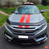Motorhaube Deflektor Insekten Steinschlagschutz für Honda Civic X 2016-21 Dunkel