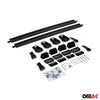 Roof rack luggage rack for Kia Soul 2014-2019 black aluminum key 2x