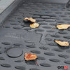 OMAC Gummimatten Fußmatten für BMW X5 F15 2013-2018 TPE Automatten Grau 4x