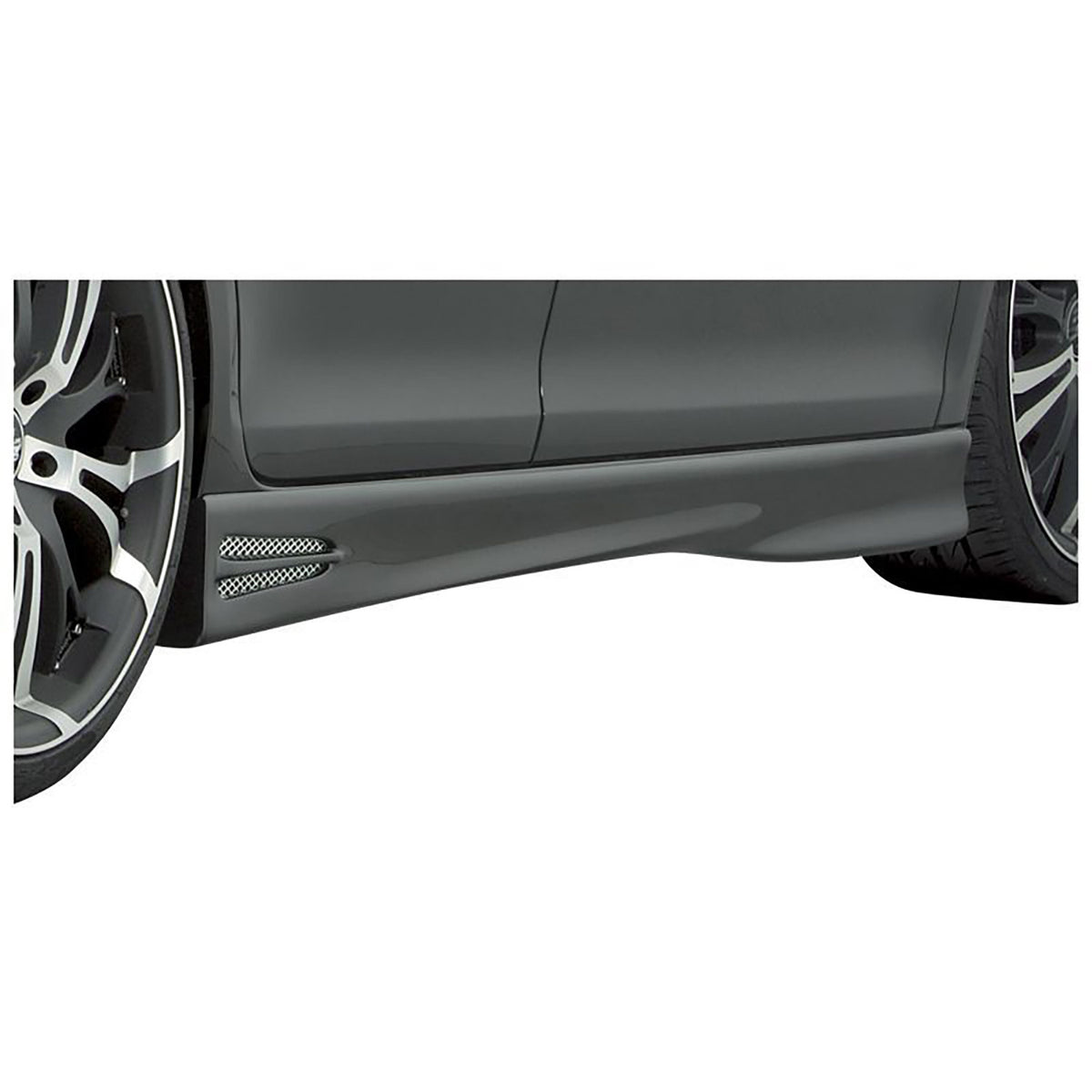 RDX side skirts scratch protection for Peugeot 207 3 5 doors 2006-2023 ABS TÜV