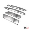Door handle cover chrome for Nissan Juke 2010-2019 brushed silver 4 pieces