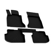 Fußmatten 3D Automatten Gummimatten für BMW 5er F10 2010-2013 Gummi Schwarz 4tlg