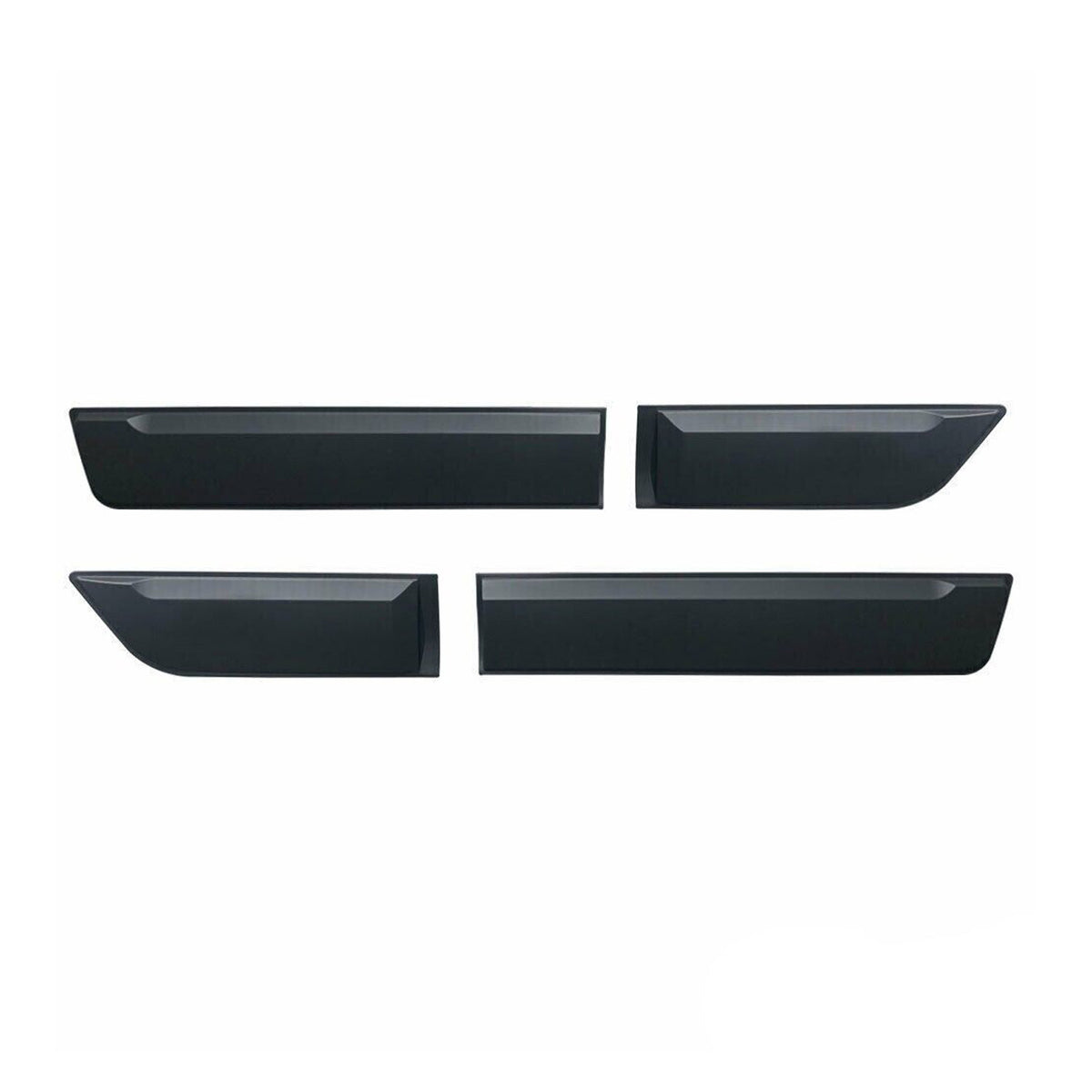 Door protection strips side protection for Dacia Duster 2018-2024 ABS black 4 pieces