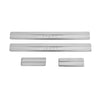 Door sill trims for Ford Ka+ 2015-2024 stainless steel silver 4 pieces