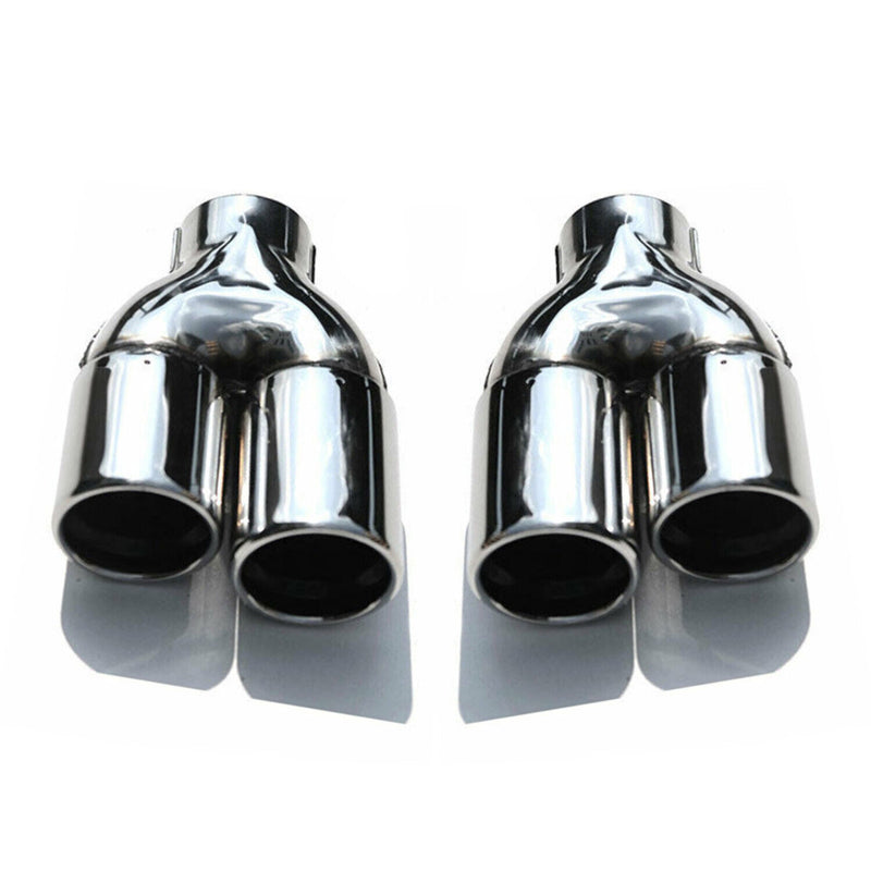 Auspuffblende Endrohr für Mercedes CL C216 2006-2013 Edelstahl Chrom 60mm 2x